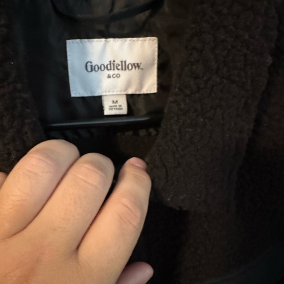 Goodfellow & Co Black Sherpa Shirt Jacket - Picture 3 of 3